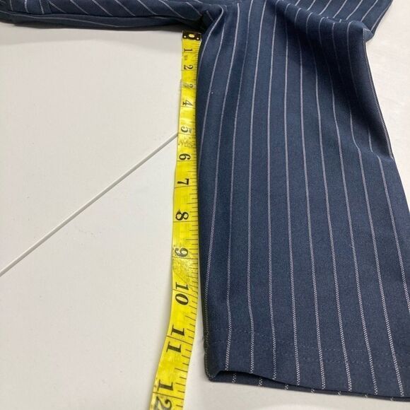 VF SHOW, Blue striped Prairie Dress, Size Medium - Picture 6 of 9